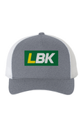 LBK Classic White Mesh Retro Trucker Cap