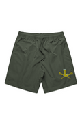 "L" Lacrosse Training Shorts (Green)